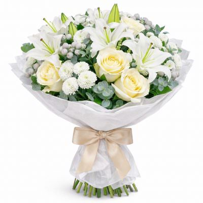 Букеты с лилиями