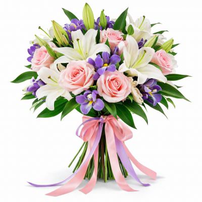 Красивый букет свежих цветов «Мечта»