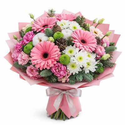 Красивый букет ароматных цветов «Лепестковая фантазия»