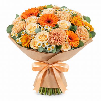 Нежный букет «Солнечные лучи»