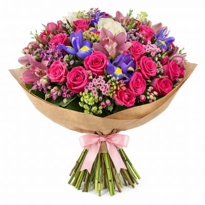 Праздничный букет цветов «Радужный»