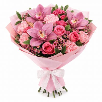 Букет живых цветов «Весенний вихрь»