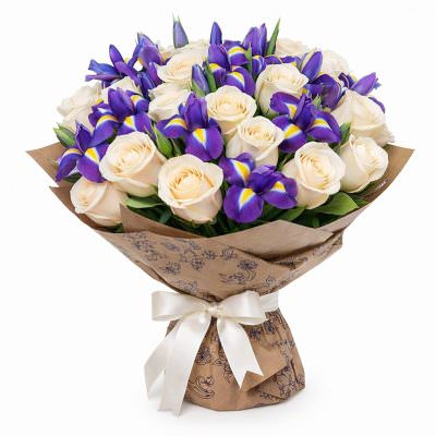 Красивый букет из ароматных цветов «Нежный Вальс»