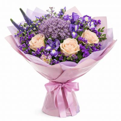 Сезонный букет «Лавандовый шик»