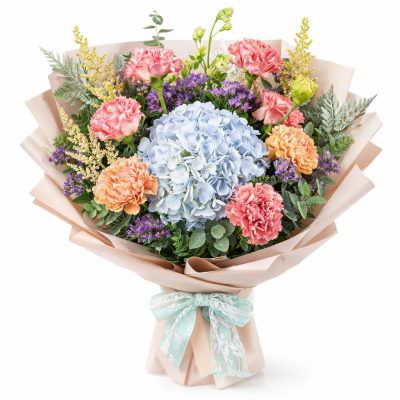 Роскошный букет «Голубая мечта»