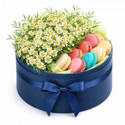 Букет в коробке «Сладкая радость»