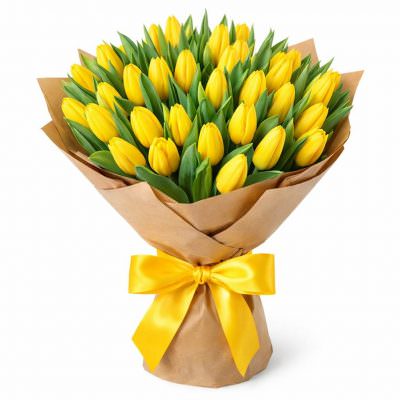 Тюльпаны желтые