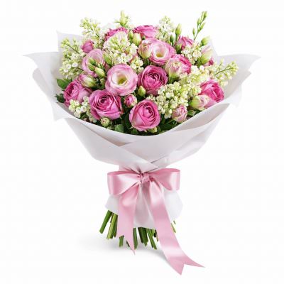 Нежный букет «Розовый сон»