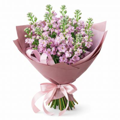 Букет из свежих цветов «Розовая мечта»