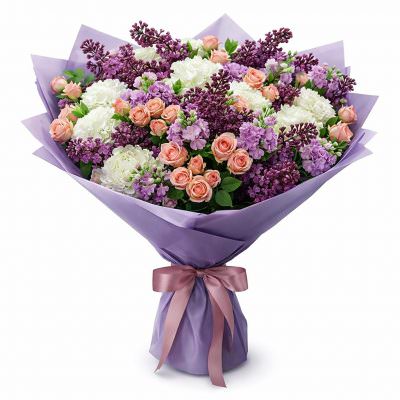 Праздничный букет живых цветов «Весенняя элегия»