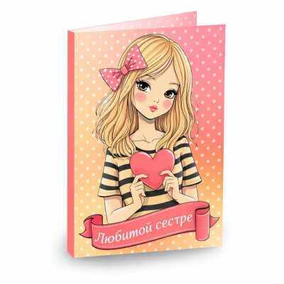 Открытка «Любимой сестре»