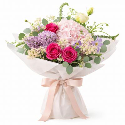 Красивый букет из ароматных цветов «Ароматный Шепот»