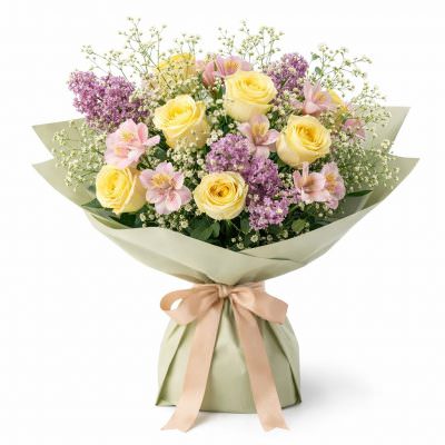 Букет цветов «Живописная мелодия»