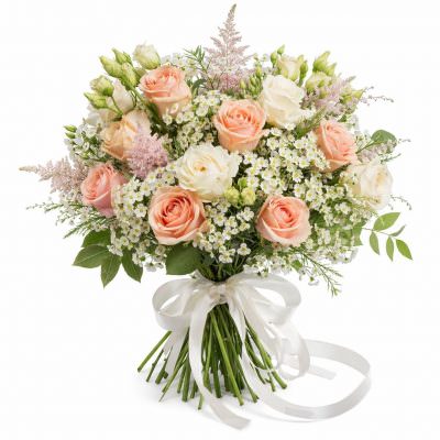 Красивый букет из ароматных цветов «Утренний свет»