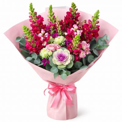 Букет из свежих цветов «Красочный вихрь»