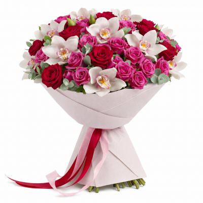 Красивый букет из цветов «Цветочная поэзия»