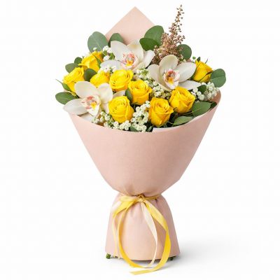 Букет ароматных цветов «Весенний зефир»