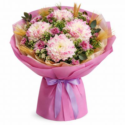 Букет с астрами «Райский остров»