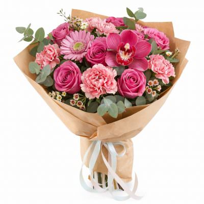 Букет из натуральных цветов «Лесная поэма»