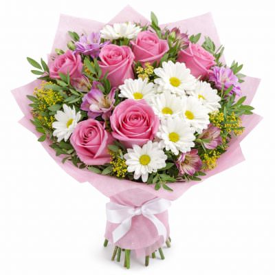 Дизайнерский букет живых цветов «Летняя феерия»