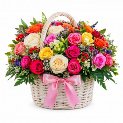 Композиция из свежих цветов «Весенний бриз»