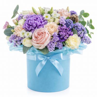 Шляпная коробка «Цветочная сказка»