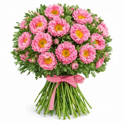 Астра розовая