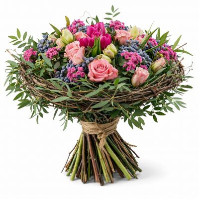 Праздничный букет из цветов «Весенняя симфония»